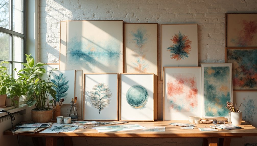 artistic wall decor creation