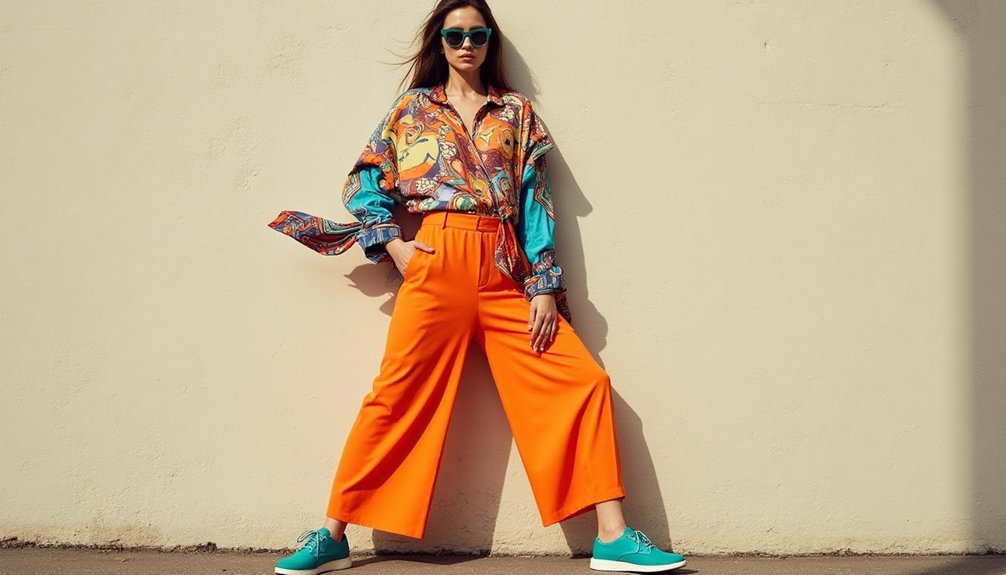 bold colors and patterns