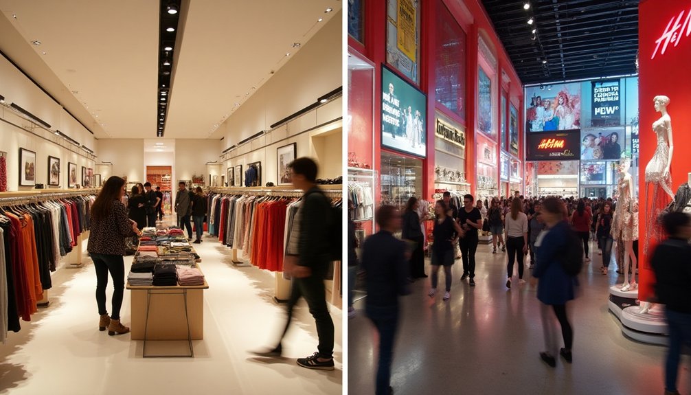 distinct atmospheres enhance shopping