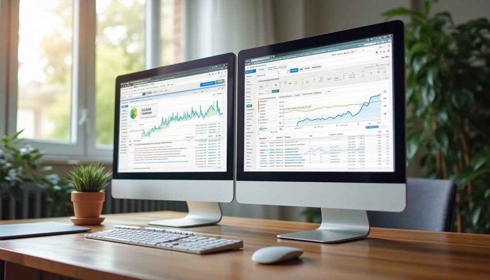 user interface data comparison